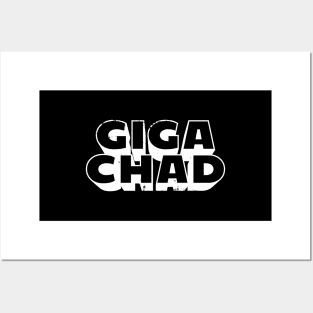 Giga Chad Posters and Art